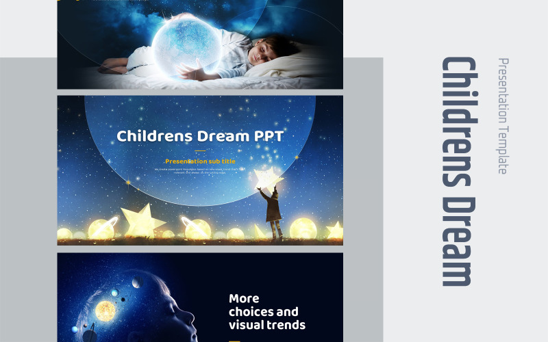 Çocukların Rüyası PowerPoint Şablonu