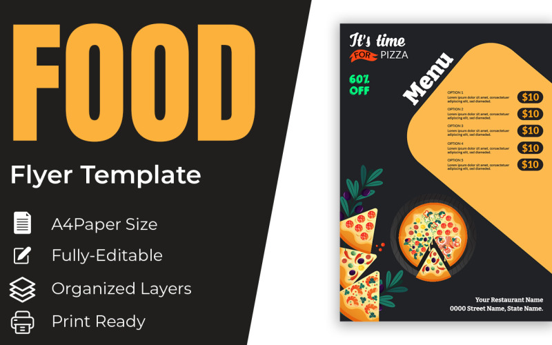 Illustrations vectorielles pour le matériel de marketing des aliments et des boissons