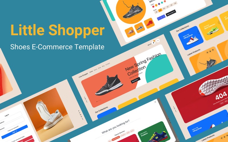 Kleine shopper | HTML5 E-commerce websitesjabloon