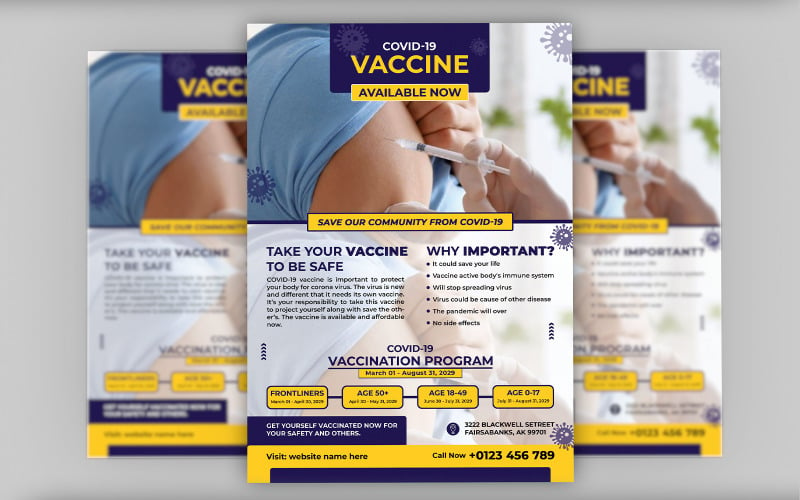 Vaccination Program Flyer Templates
