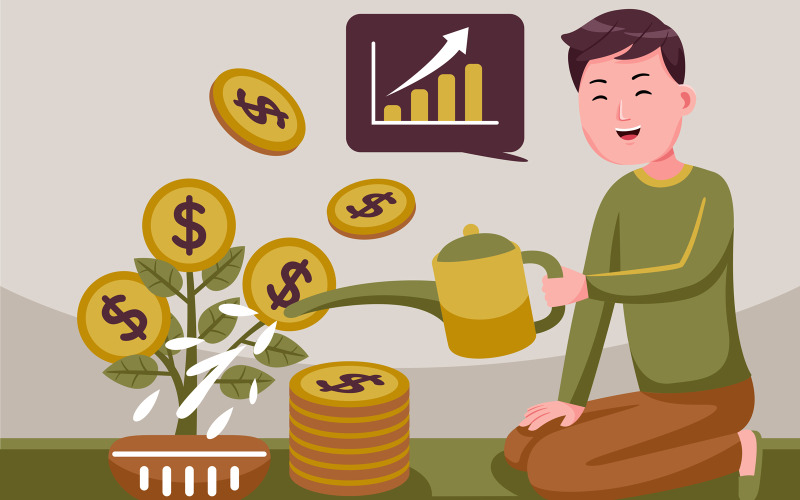 Business-Vektor-Illustration #04