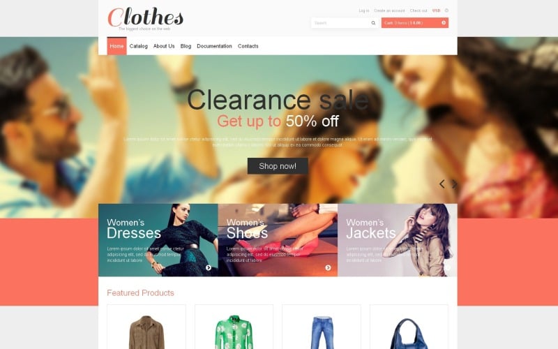Gratis kledingresponsief Shopify-thema