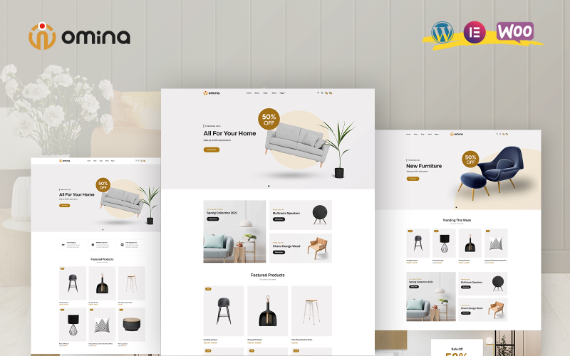 Omina - Mobilya WooCommerce Teması