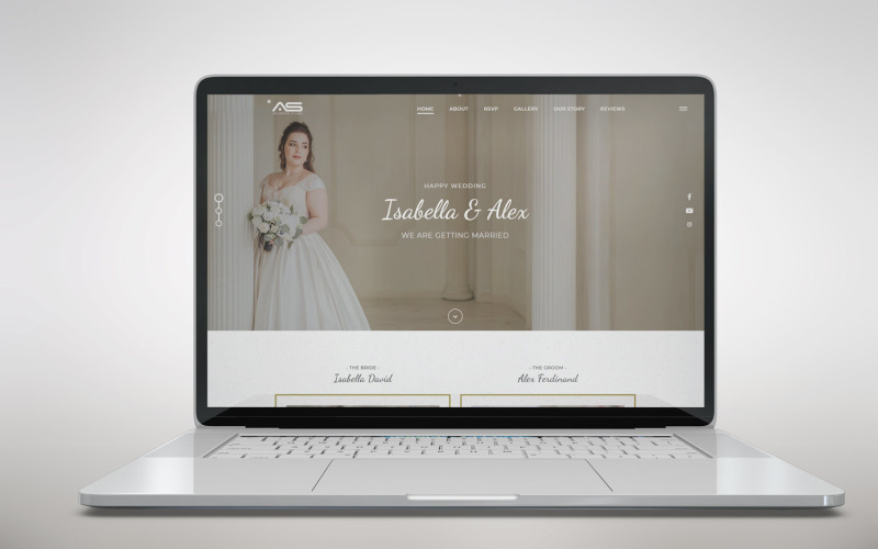 Raka | Plantilla de página de destino HTML5 de boda