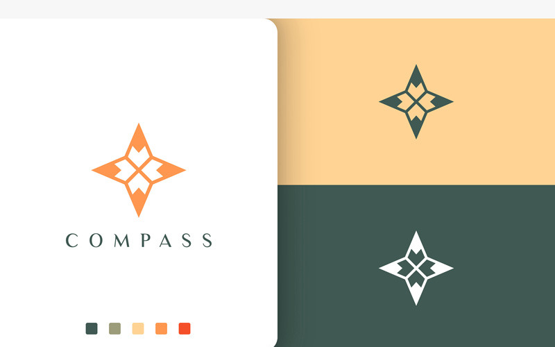 Logotipo da expedição de viagens em formato simples
