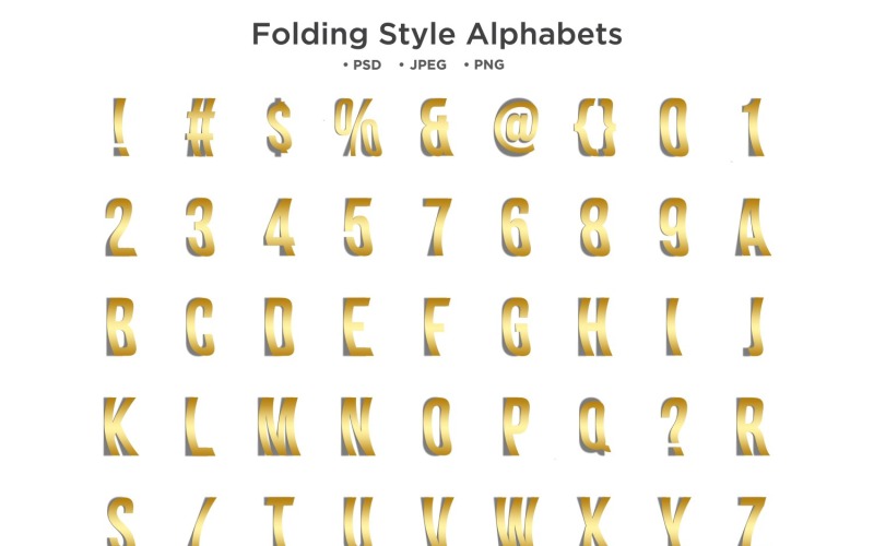 Alfabet składany, typografia Abc