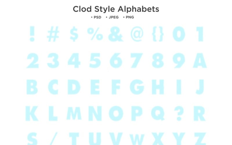 Cold Style Alfabet, Abc typografi