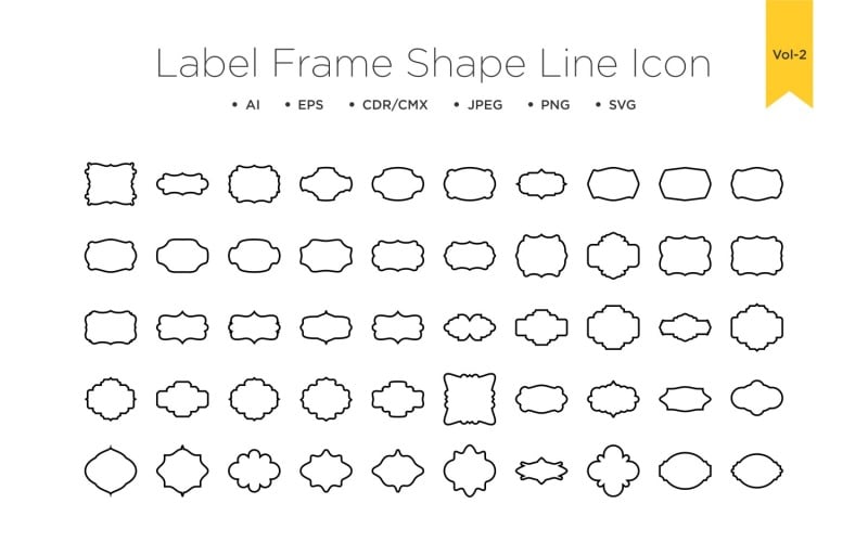 Forma Cornice Etichetta - Linea - 50 Vol 2