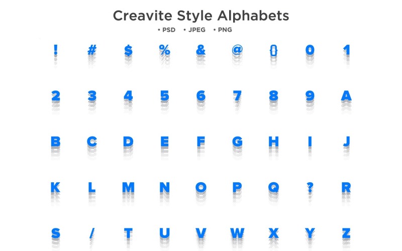 Style créatif Alphabet Abc Typographie