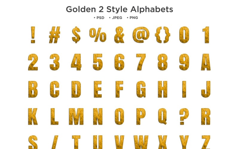 Golden 2 Golden 2 样式字母表，Abc 排版