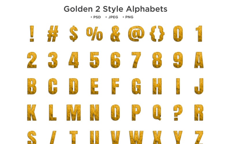 Złoty 2 Złoty 2 styl alfabetu, typografia Abc