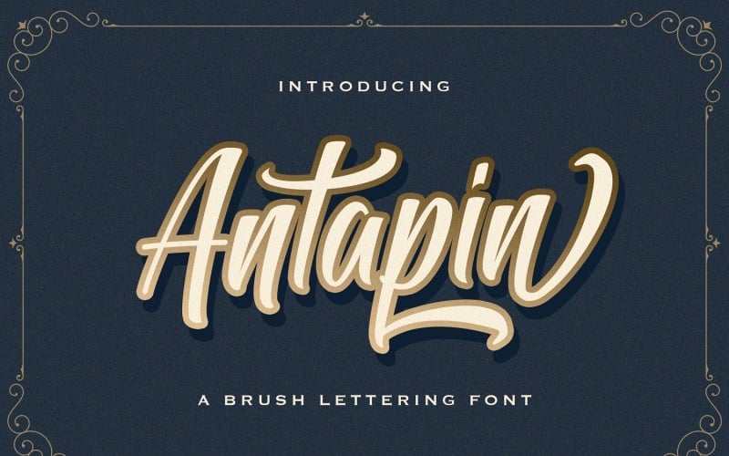 Antapin - Bold Script Font