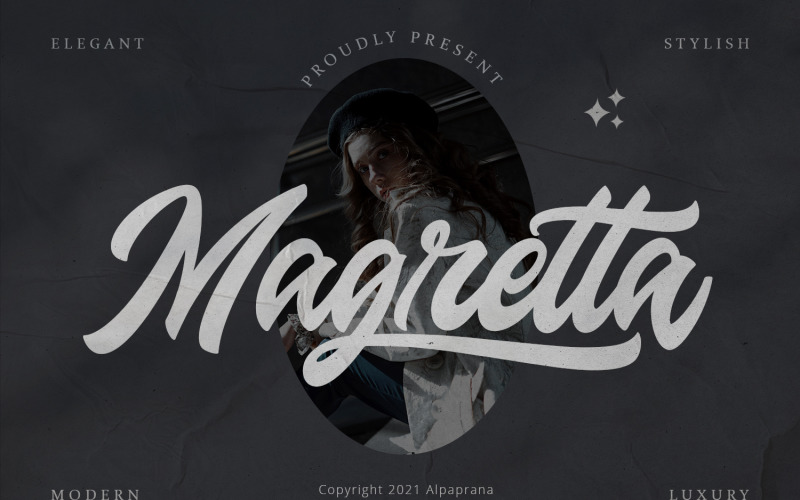 Magretta - Modern Script-lettertype