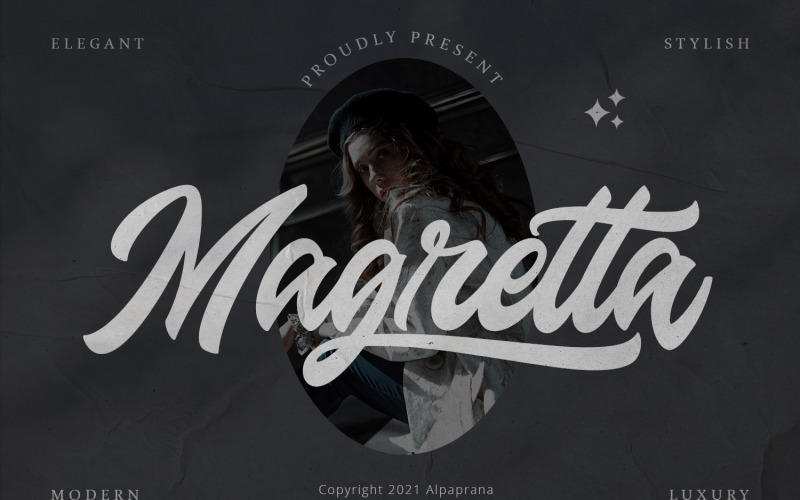 Magretta - Moderne Script-Schriftart
