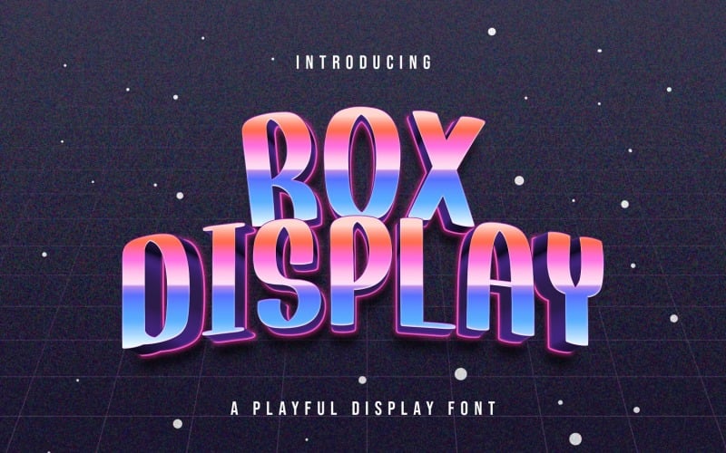 Rox Display - Hravé zobrazované písmo