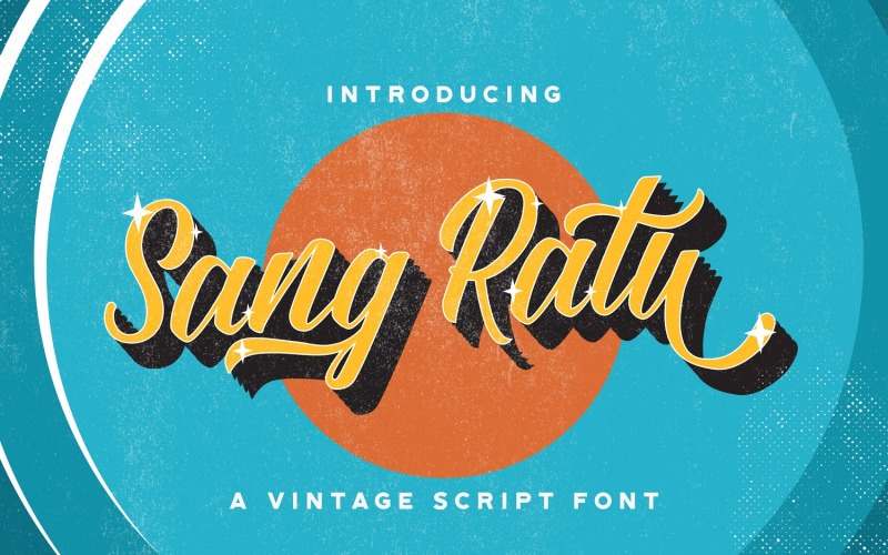 Sang Ratu - Vintage Script-lettertype