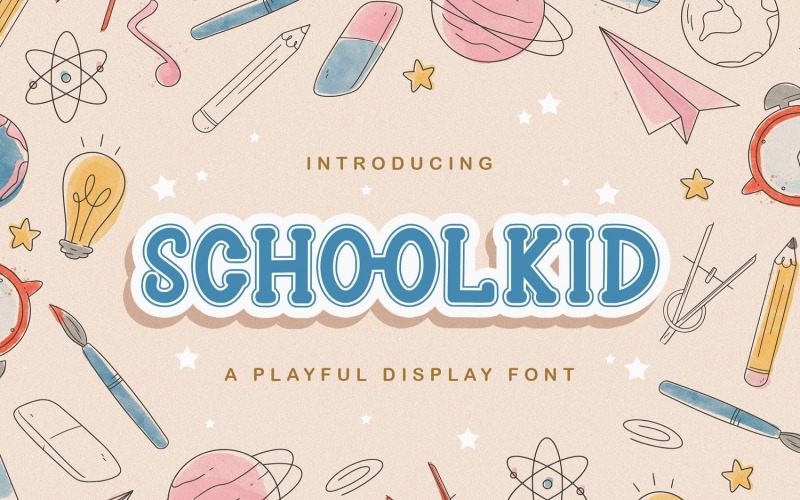 Schoolkid - Игривый дисплейный шрифт