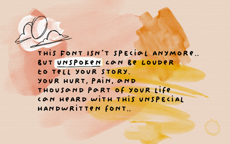 Unspoken - Polices manuscrites de l'histoire