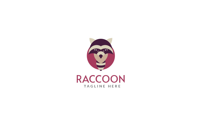 Raccoon Logo Design Template