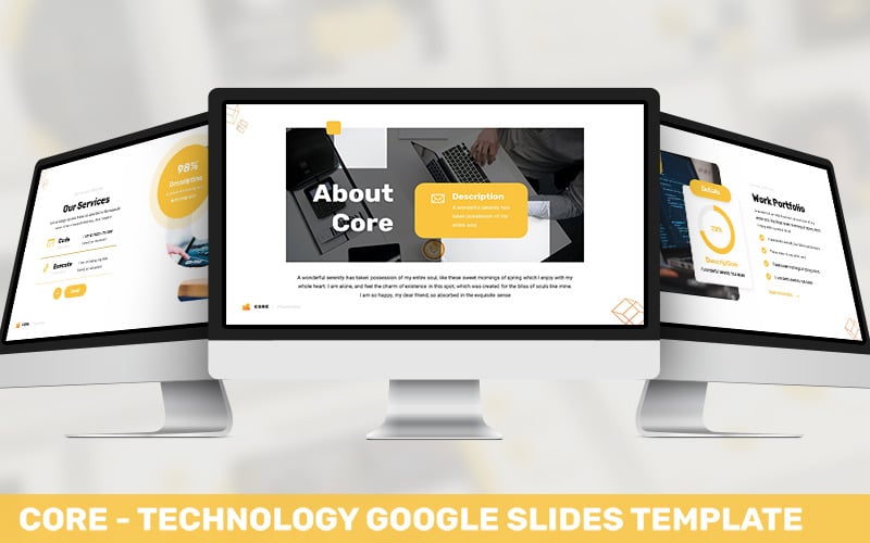Core - Modello PowerPoint di tecnologia