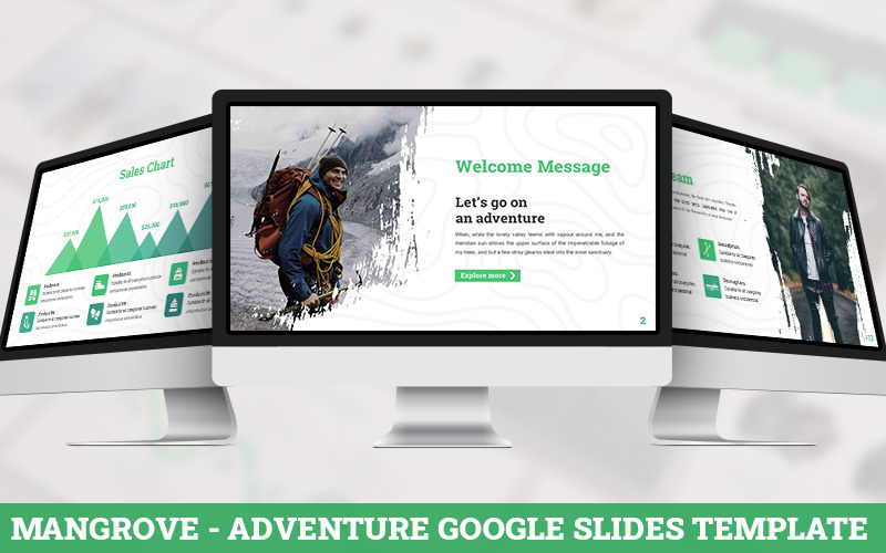 Mangue - modelo de PowerPoint de aventura