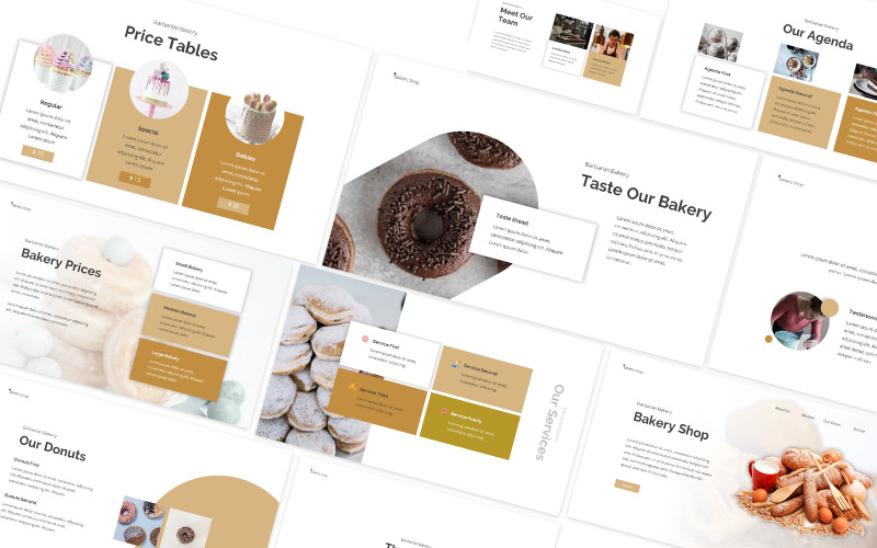 Bakery Cafe Powerpoint Template
