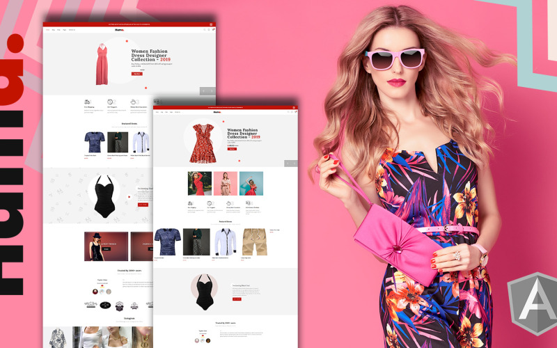 Huma - Modello angolare per e-commerce