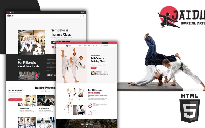 Jaidu Multipurpose Martial Arts HTML5-mall
