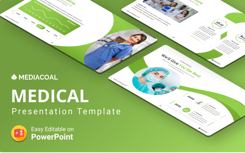 Mediacoal – Sjabloon voor medische PowerPoint-presentatie