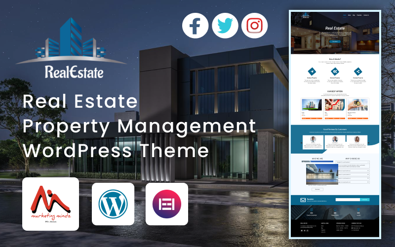 Vastgoedbeheer WordPress-thema