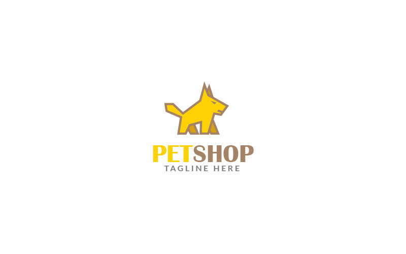 Modelo de design de logotipo para Little Pet Shop