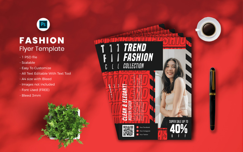 Fashion Flyer Template sv. 30