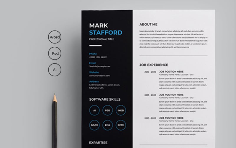 Mark Stafford CV-sjabloon