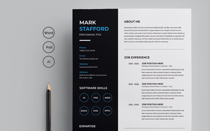 Szablon CV Marka Stafforda