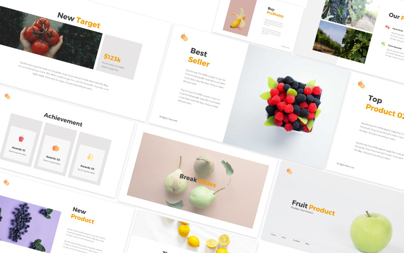 Fruit Store Powerpoint Template