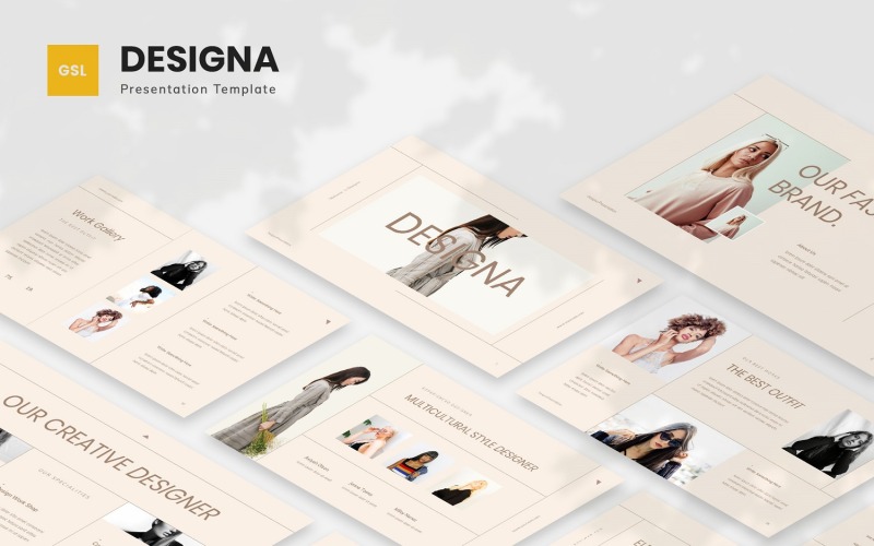 Designa - Divatos Google Diák sablon