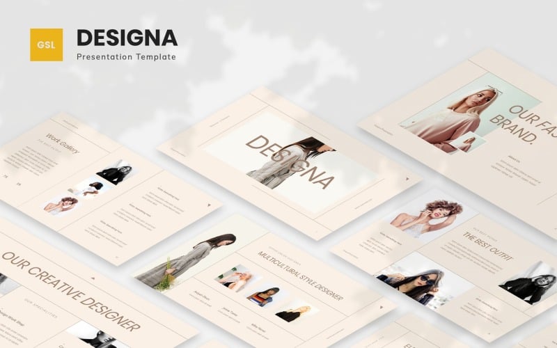 Designa - Fashion Google Slides Template
