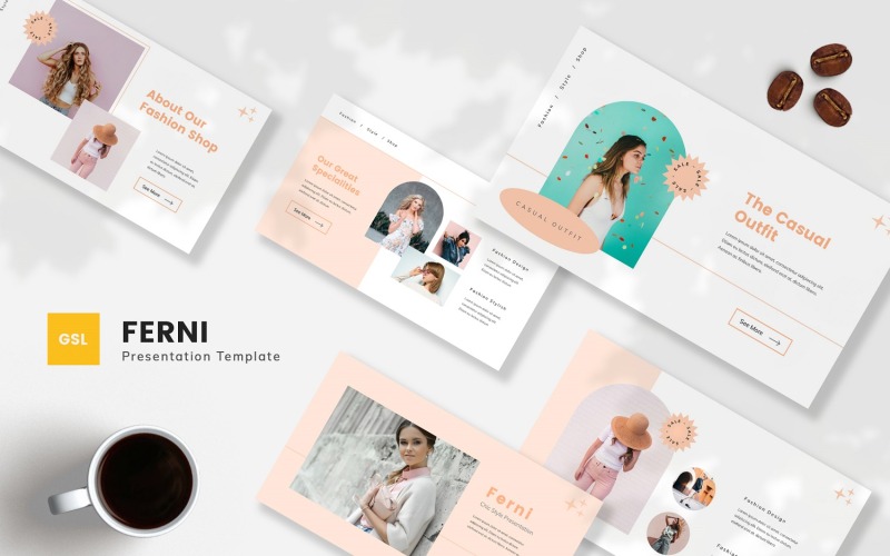 Ferni - Modello di diapositive Google in stile chic