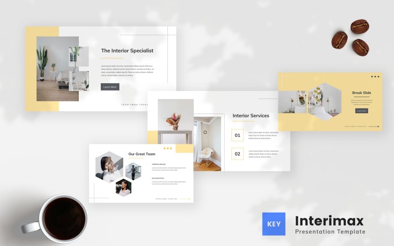 Interimax - Interieur Keynote-sjabloon