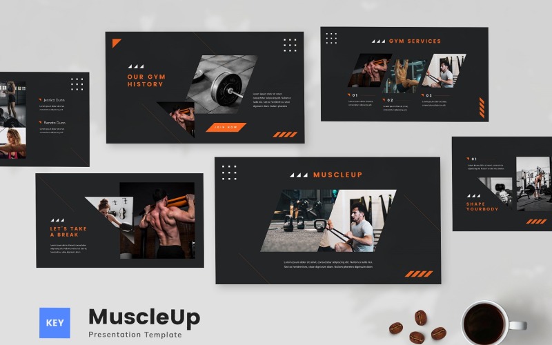 MuscleUp - Основний шаблон тренажерного залу
