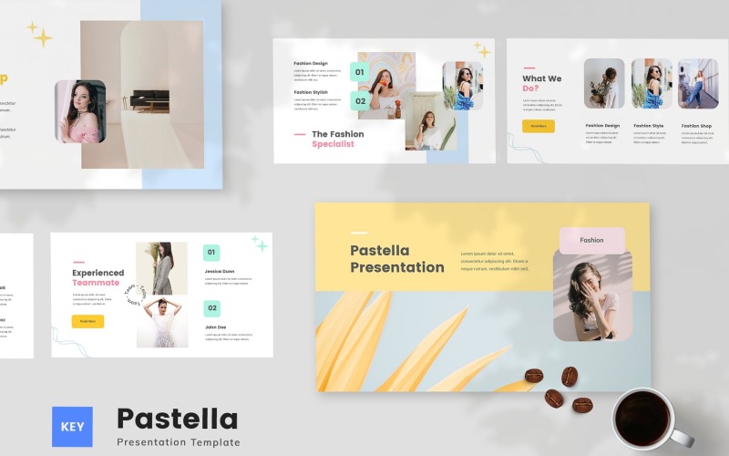 Pastella - 柔和风格主题演讲模板