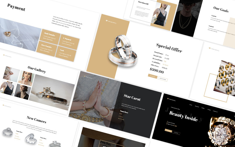 Jewelry Shop Powerpoint Template