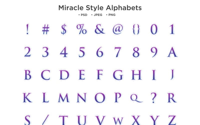 Alfabet in wonderstijl, Abc-typografie