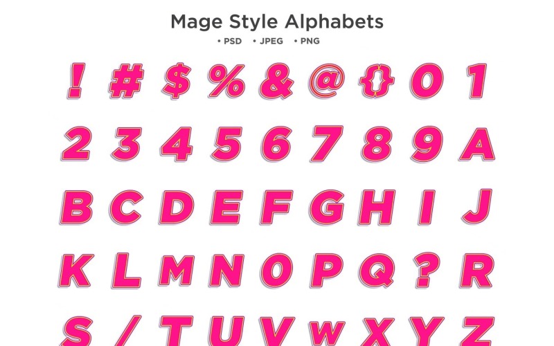 Alfabeto de estilo de mago, tipografia ABC