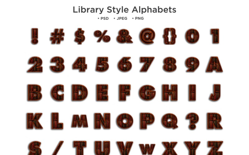 Bibliotheekstijl Alfabet, Abc Typografie