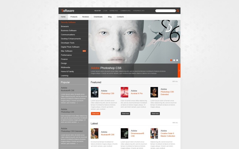 Darmowy motyw WordPress dla firmy programistycznej