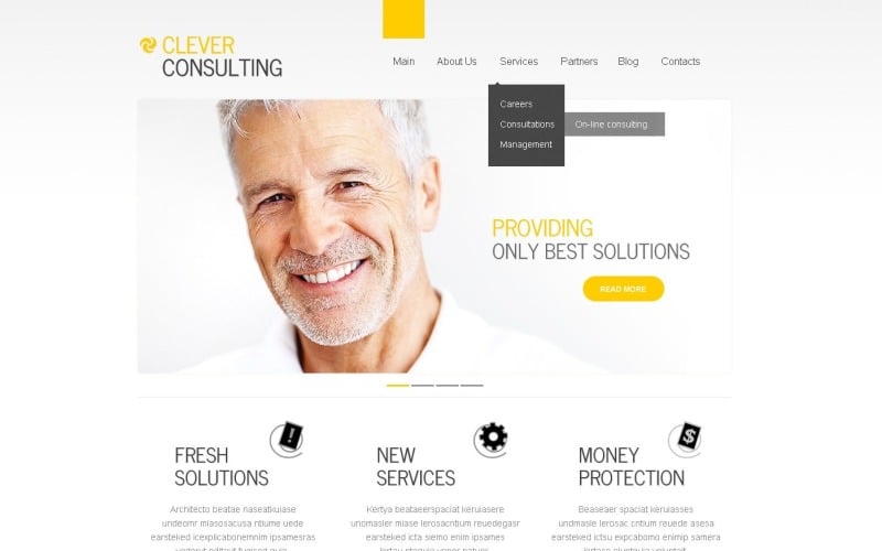 Free Consulting WordPress Template