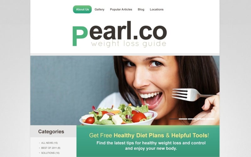 Tema gratuito de WordPress para bajar de peso