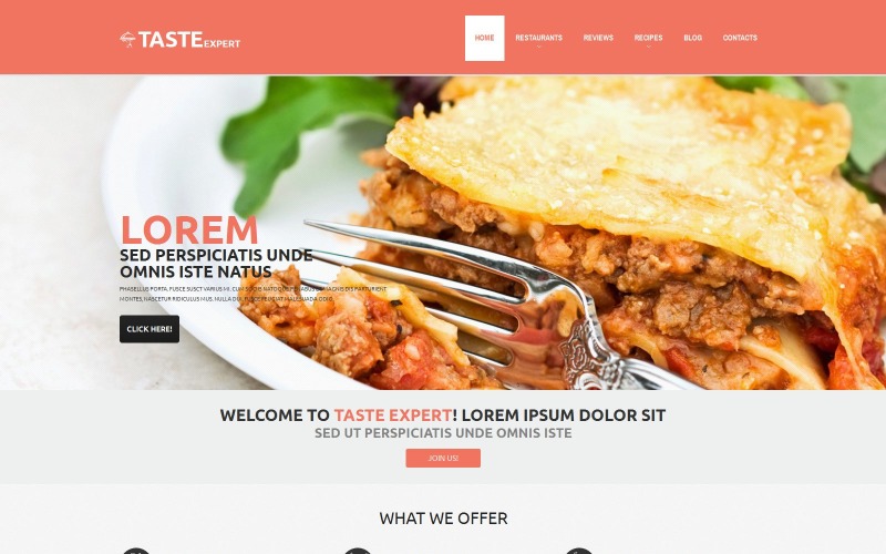 Gratis café- en restaurantresponsief WordPress-thema