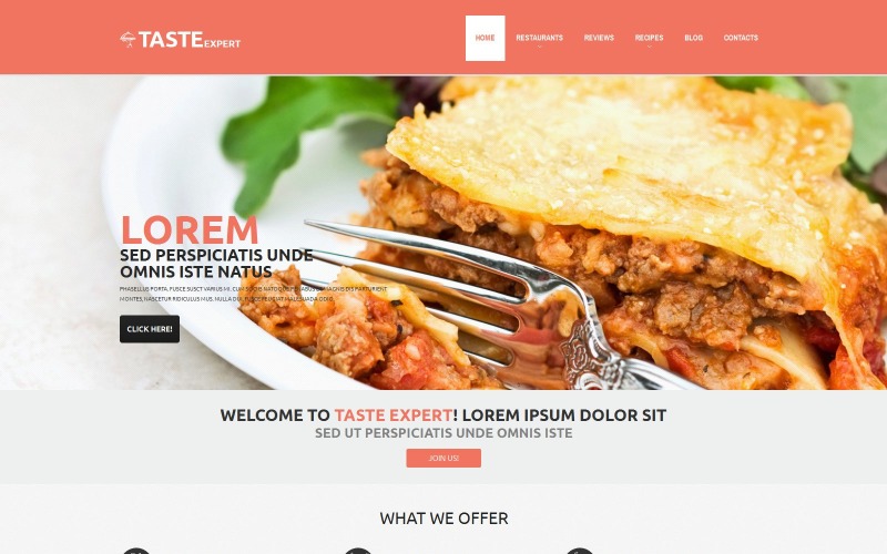 Kostenloses responsives WordPress-Theme für Cafés und Restaurants